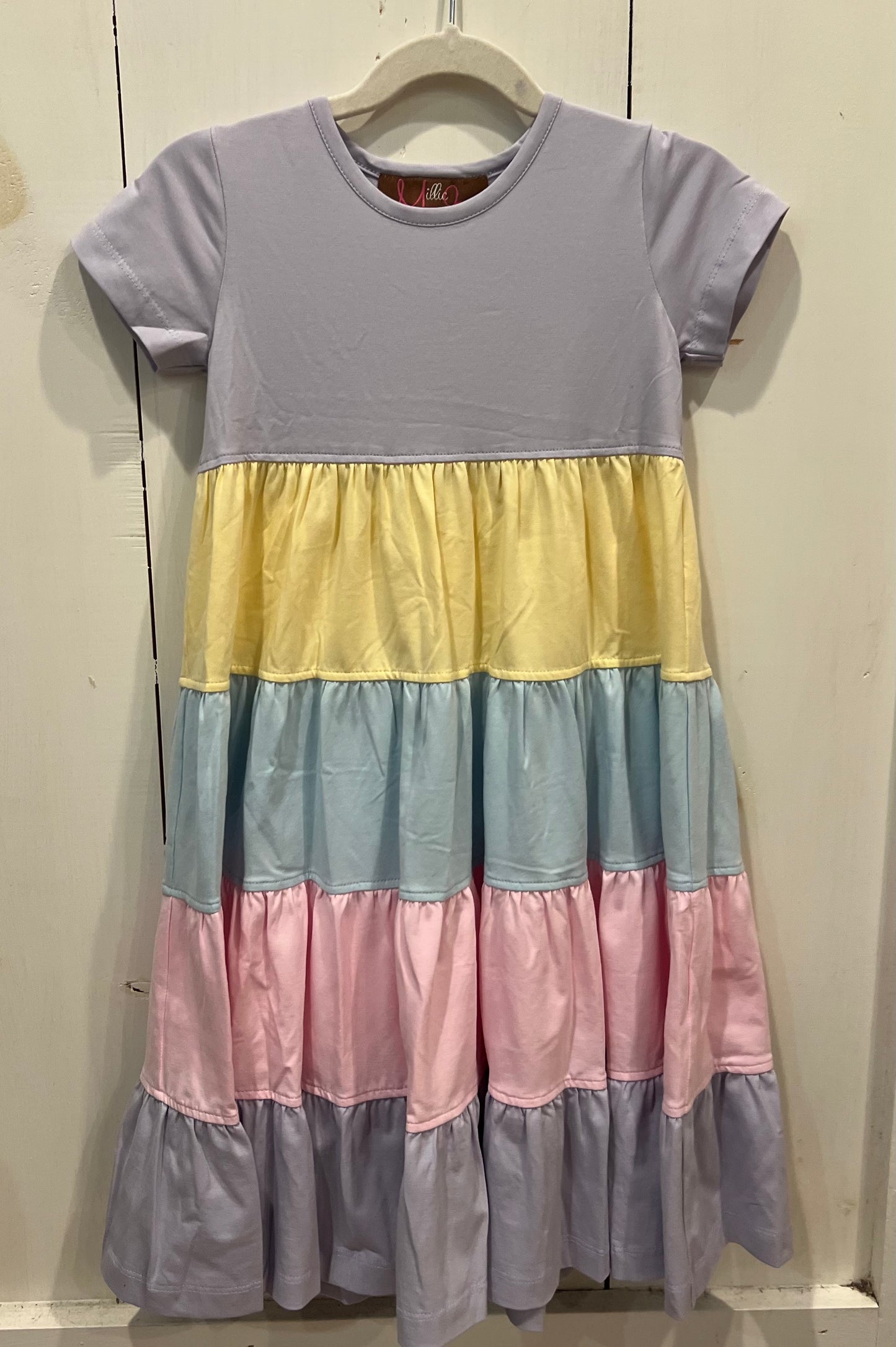 Spring Colorblock Maxi Dress