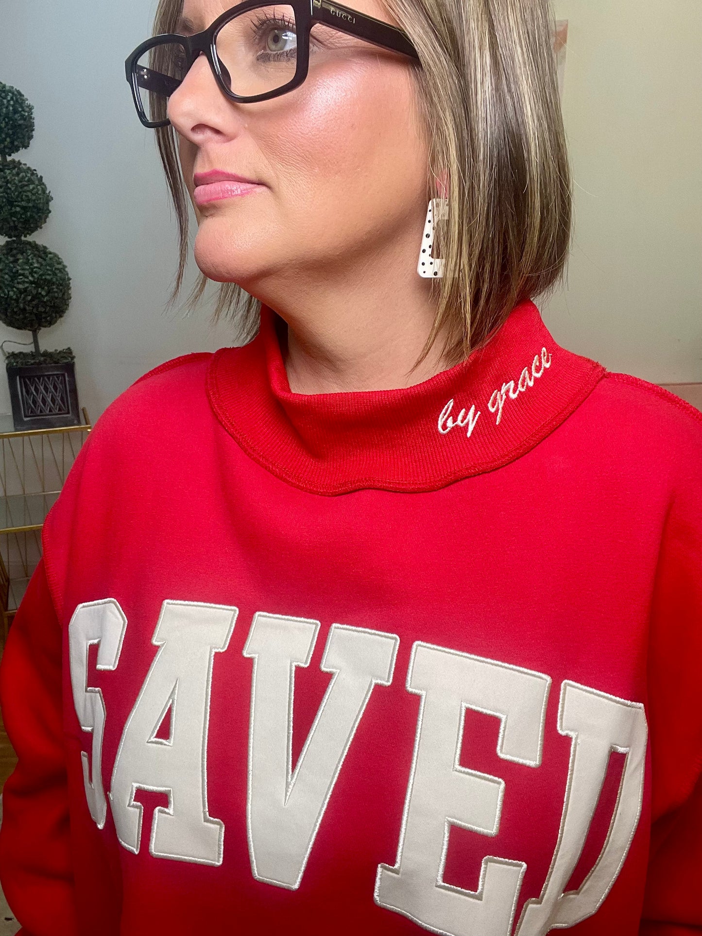 Saved Mock Neck BucketList INC