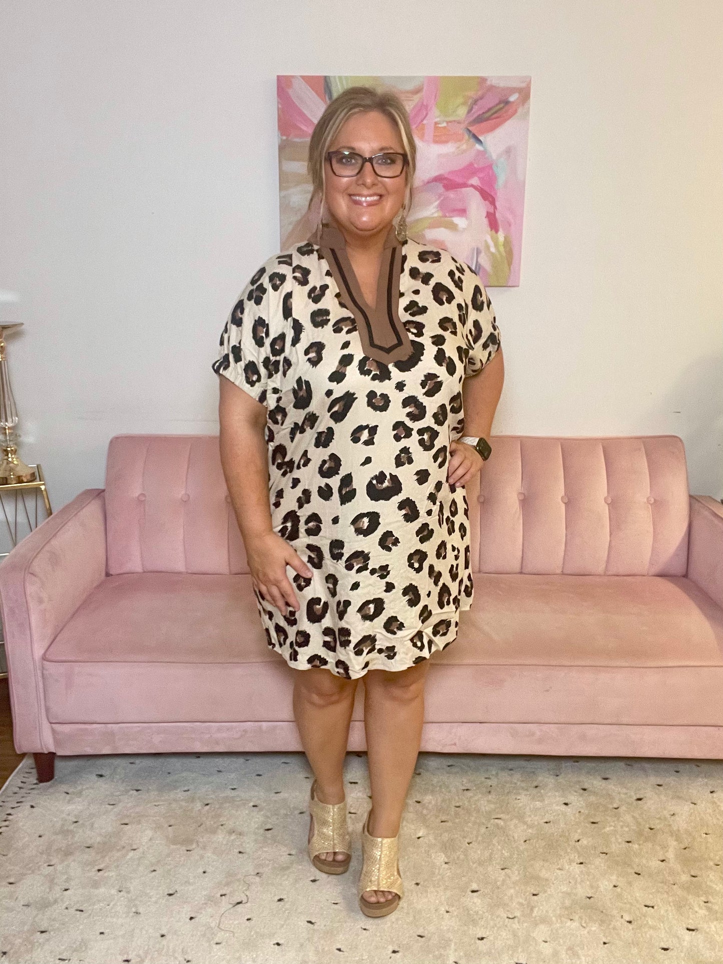 Leopard Luxe Dress
