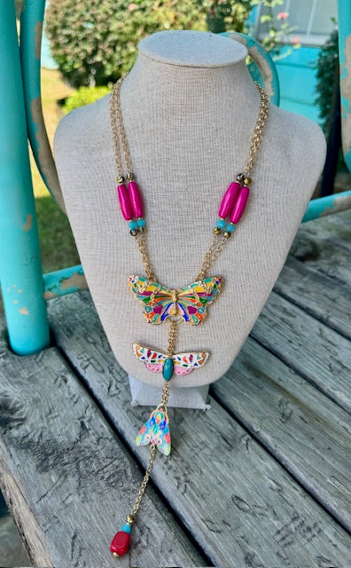 Dolly Butterfly Necklace Queen Gypsy