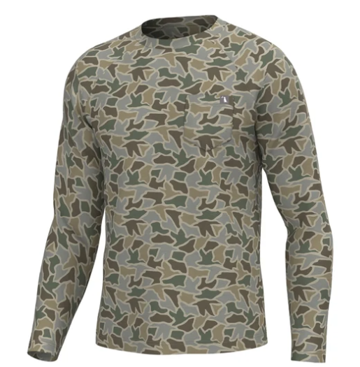 Youth L/S Heather Blend Crew Ballyhoo Boutique and Gift