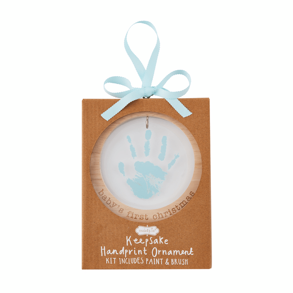 Baby Acrylic Handprint Ornament - Ballyhoo Boutique and Gift
