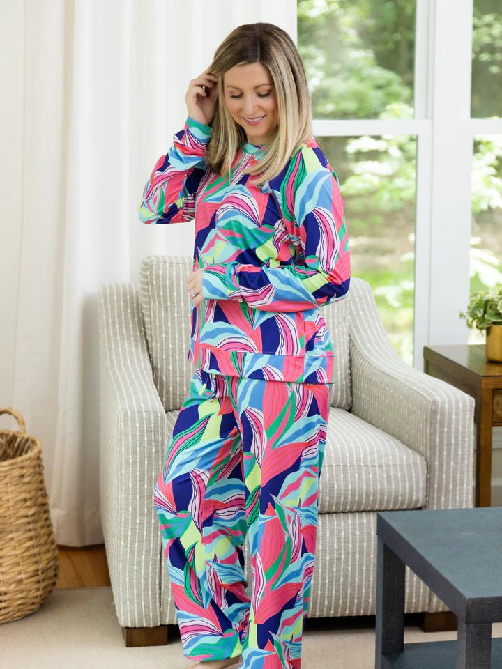 Cabana Hopping PJ Set - Ballyhoo Boutique and Gift