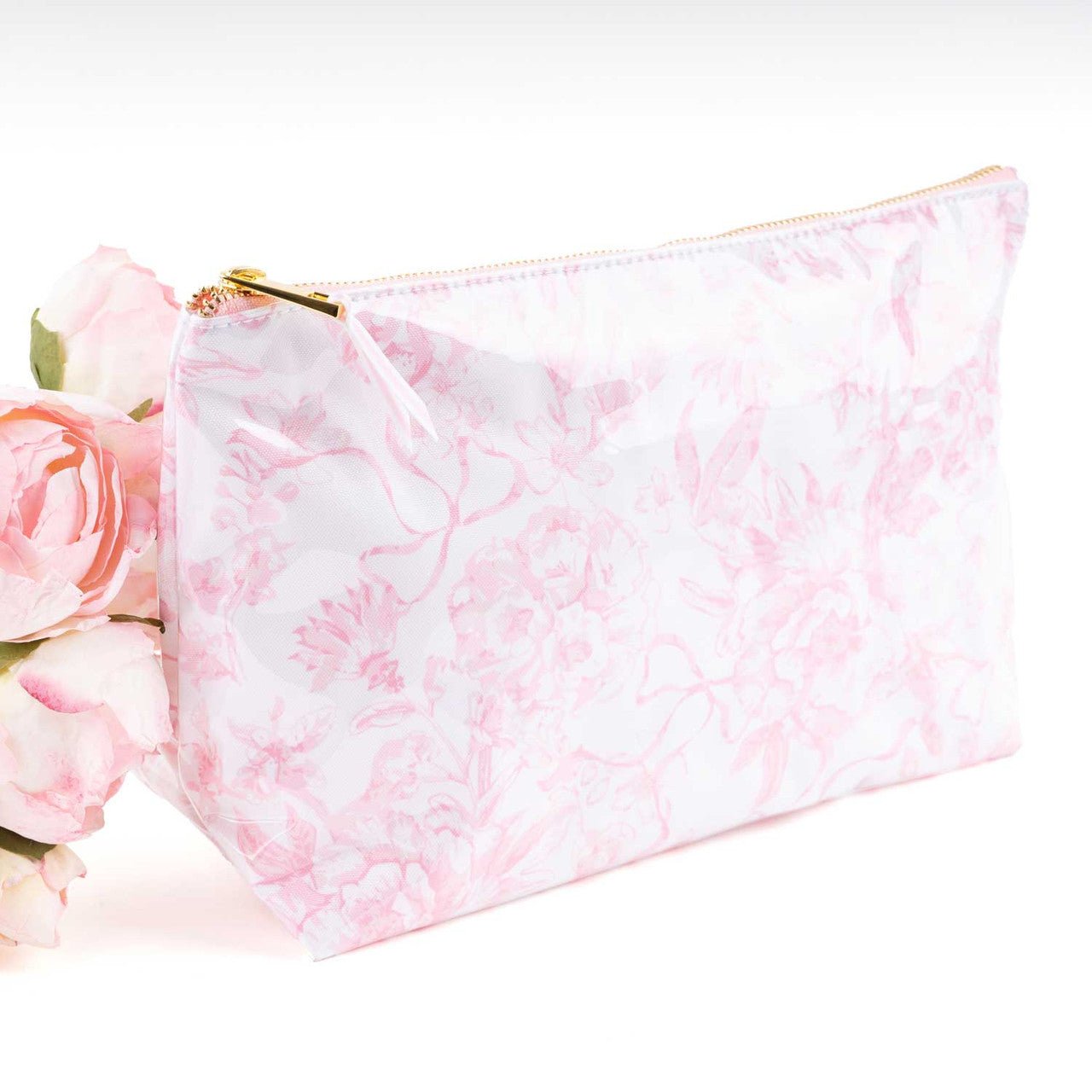 Clear Coated Travel Cosmetic - Ballyhoo Boutique and Gift