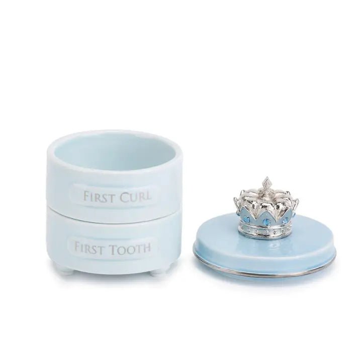 First Tooth & Curl Keepsake Box - Ballyhoo Boutique and Gift