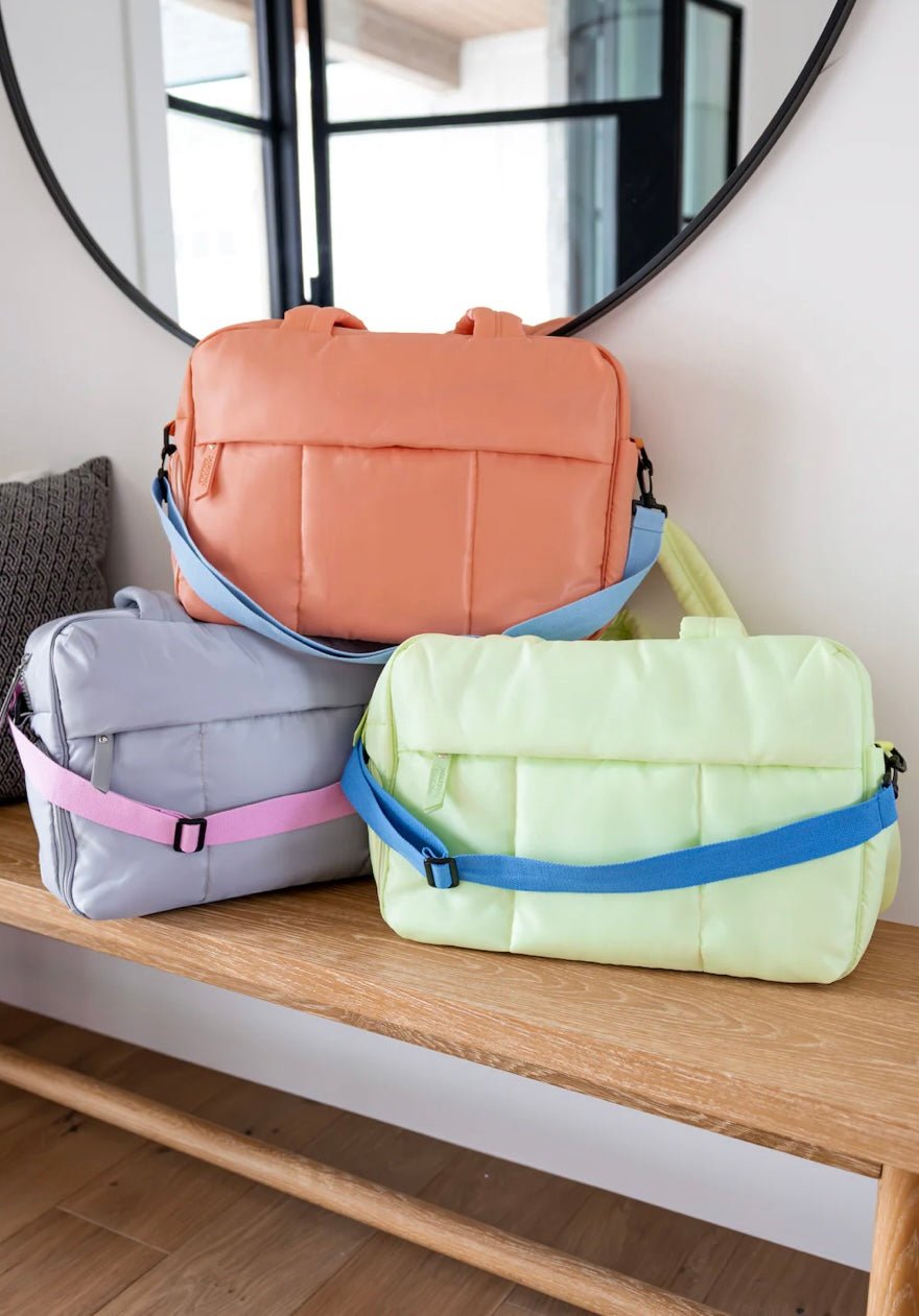Puffer Quilted Duffel - Ballyhoo Boutique and Gift
