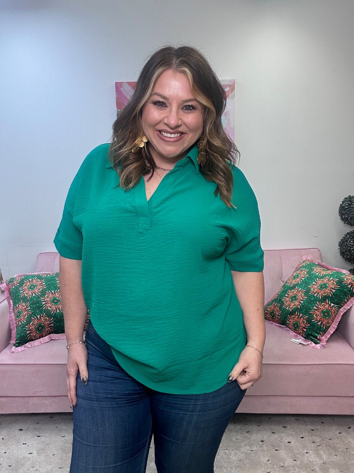 Simple Breeze Top - Ballyhoo Boutique and Gift
