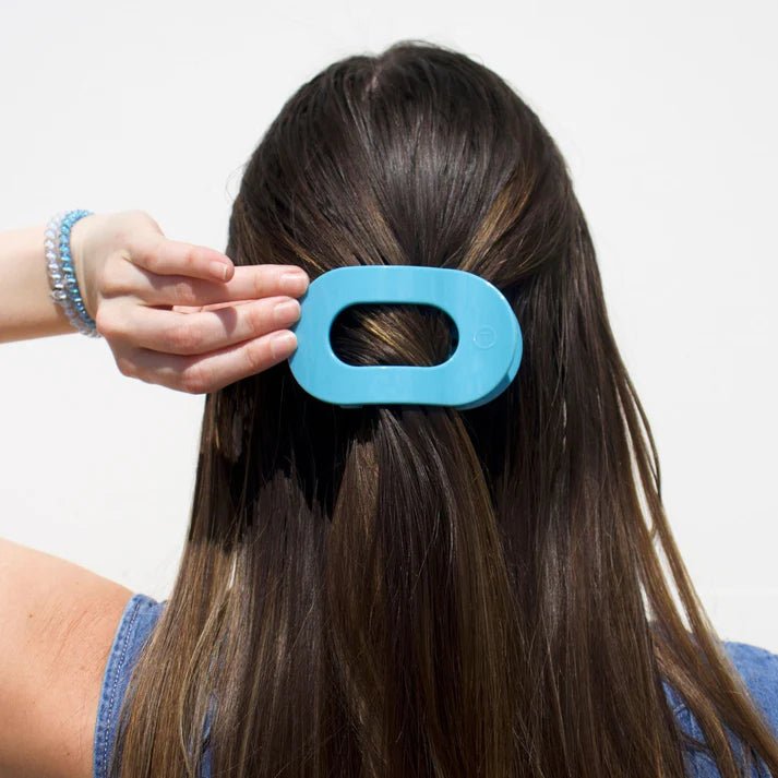 Sky Medium Flat Clip - Ballyhoo Boutique and Gift