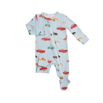 AD Front Zipper Footie - Ballyhoo Boutique and Gift