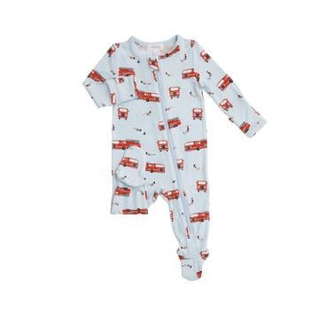 AD Front Zipper Footie - Ballyhoo Boutique and Gift