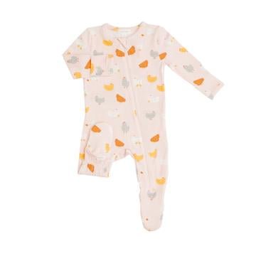 AD Front Zipper Footie - Ballyhoo Boutique and Gift