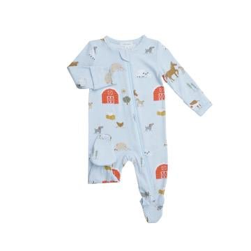 AD Front Zipper Footie - Ballyhoo Boutique and Gift