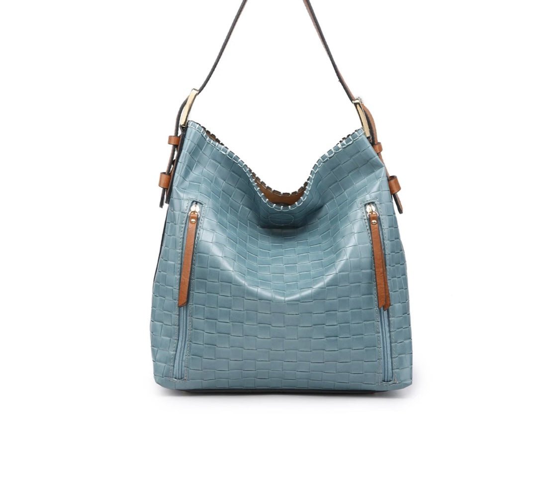 Alexa Woven Hobo - Ballyhoo Boutique and Gift