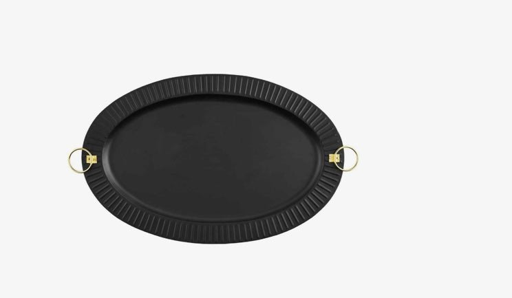 black oval tray - Ballyhoo Boutique and Gift