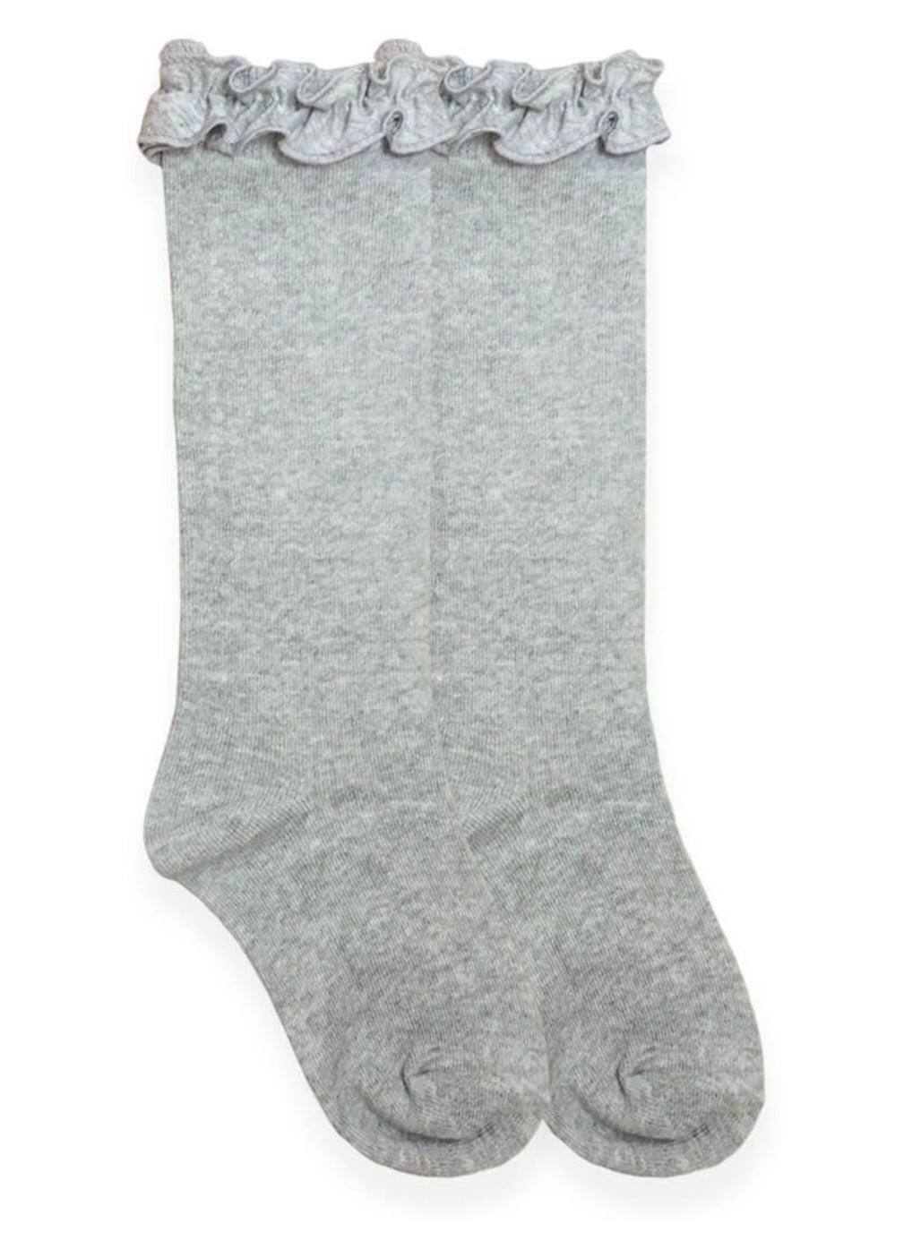 Jefferies Ruffle Knee High Socks(Toddler) - Ballyhoo Boutique and Gift