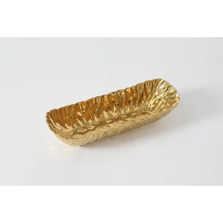 Gold Deep Rectangular