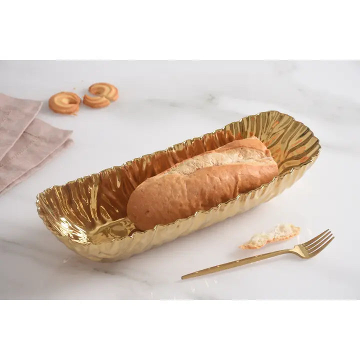 Gold Deep Rectangular