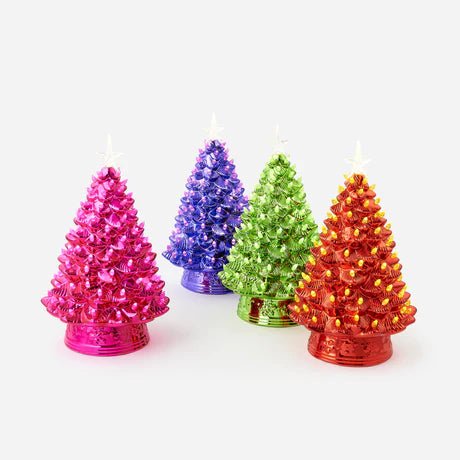 13.5 Metallic Tree w/Led Light - Ballyhoo Boutique and Gift