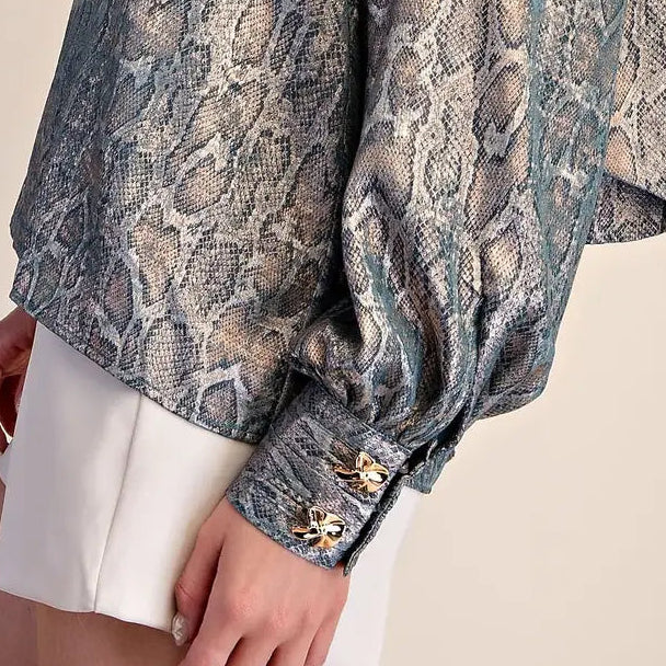 Slither on Down Top glam