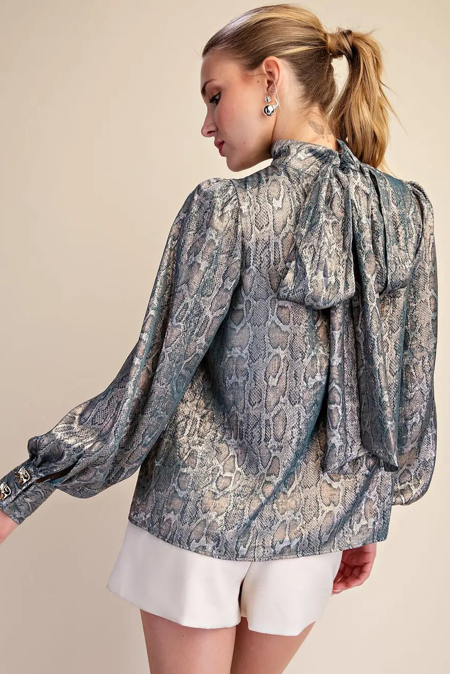 Slither on Down Top glam