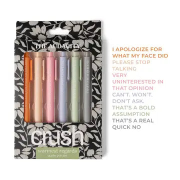 Crush Warmest Regards Pen Set dm merchandising