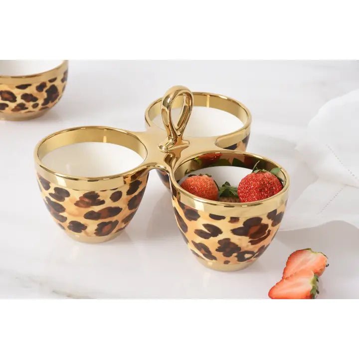 3 Part Leopard Server - Ballyhoo Boutique and Gift