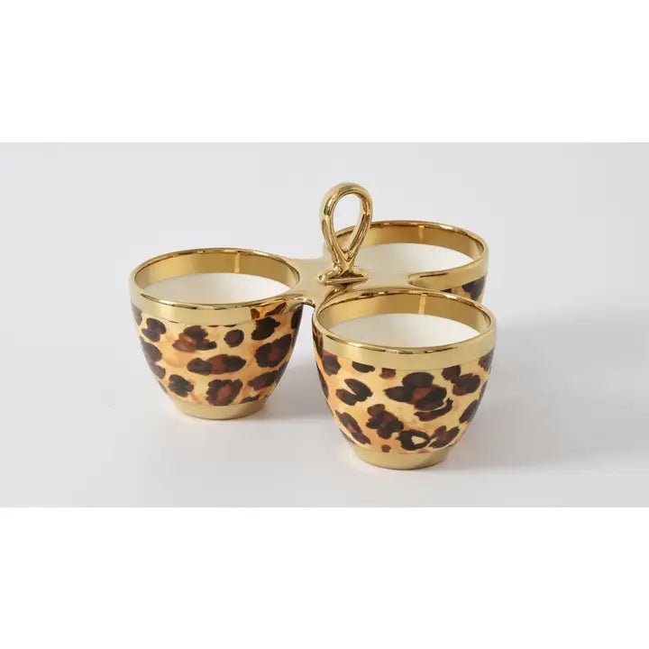 3 Part Leopard Server - Ballyhoo Boutique and Gift