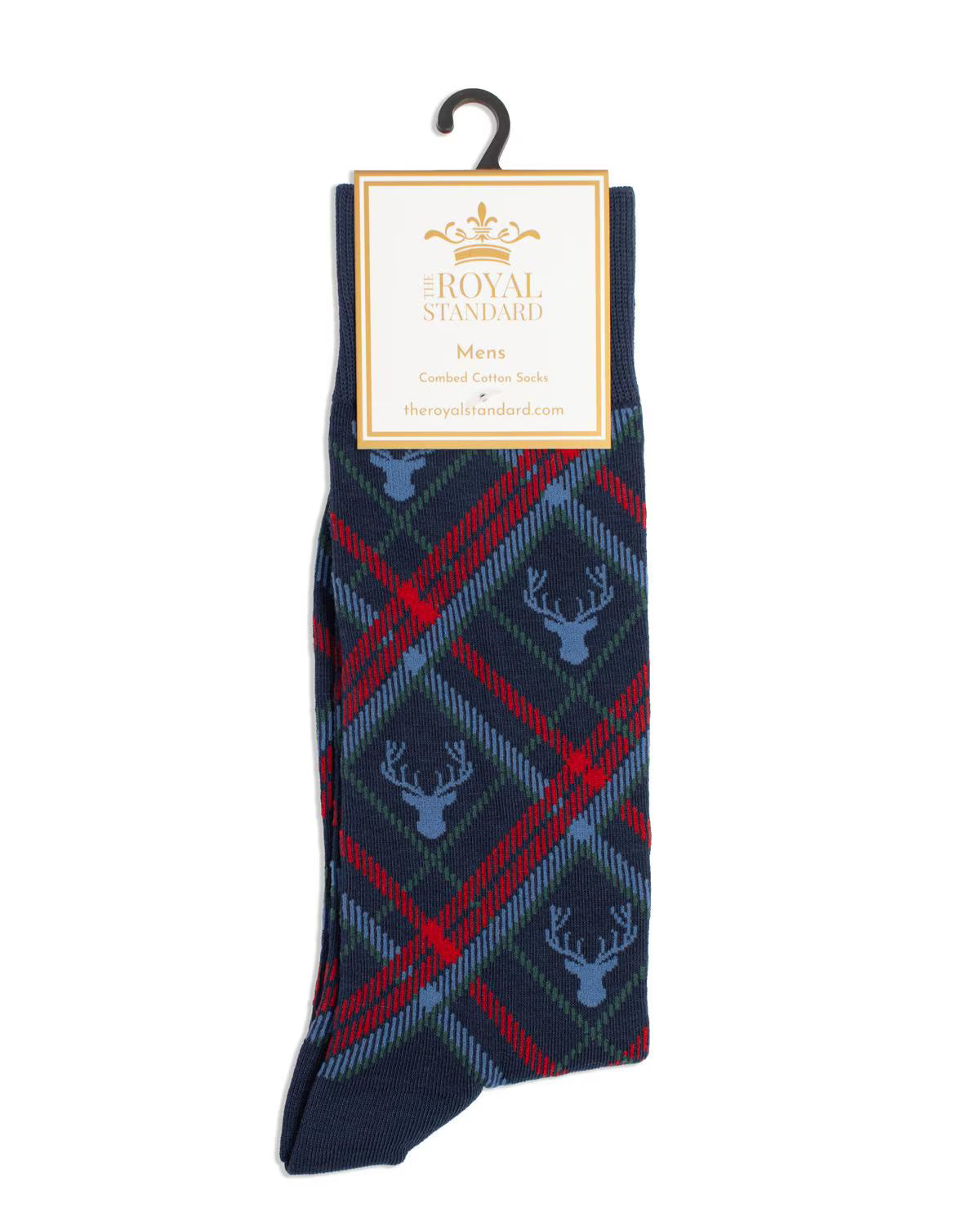 Men's Deer Plaid Socks The Royal Standard