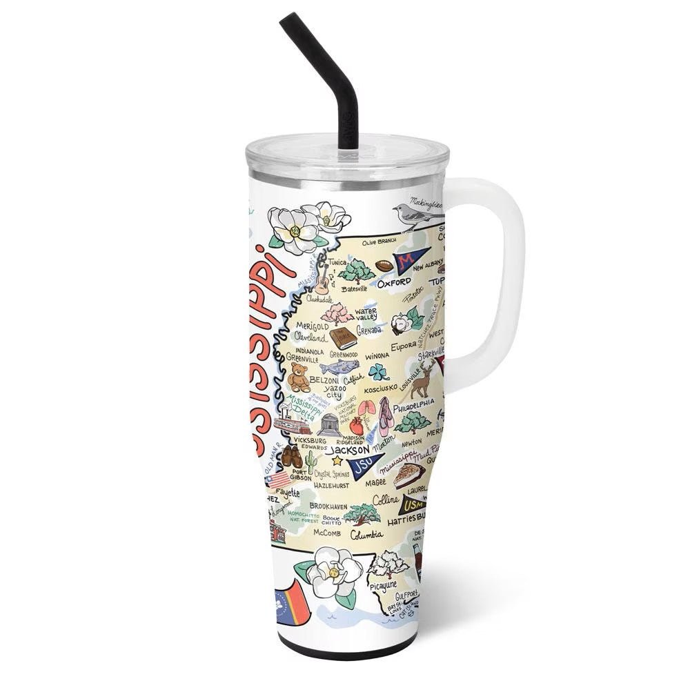 40oz Mississippi Mega Mug - Ballyhoo Boutique and Gift