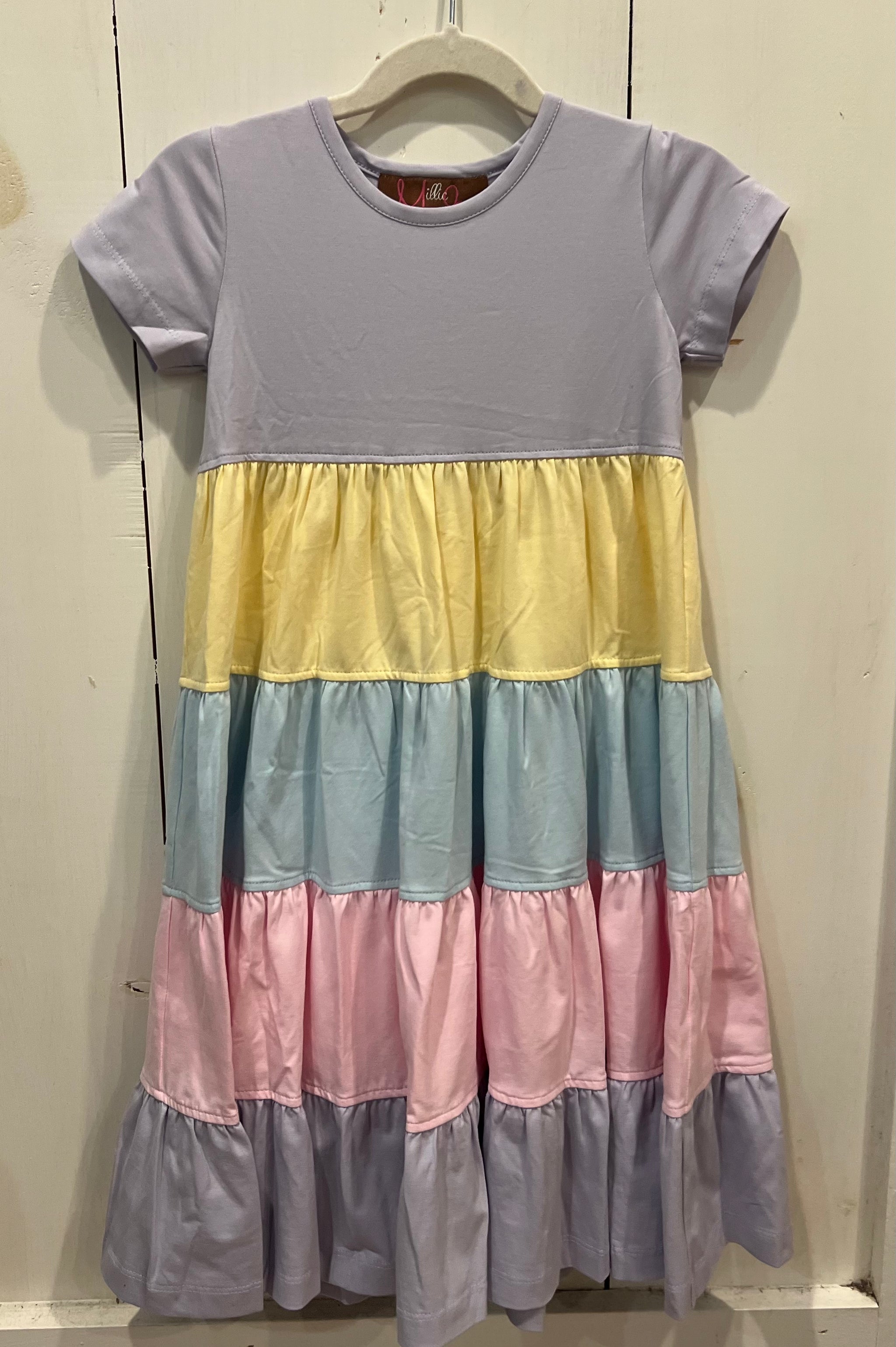Spring Colorblock Maxi Dress
