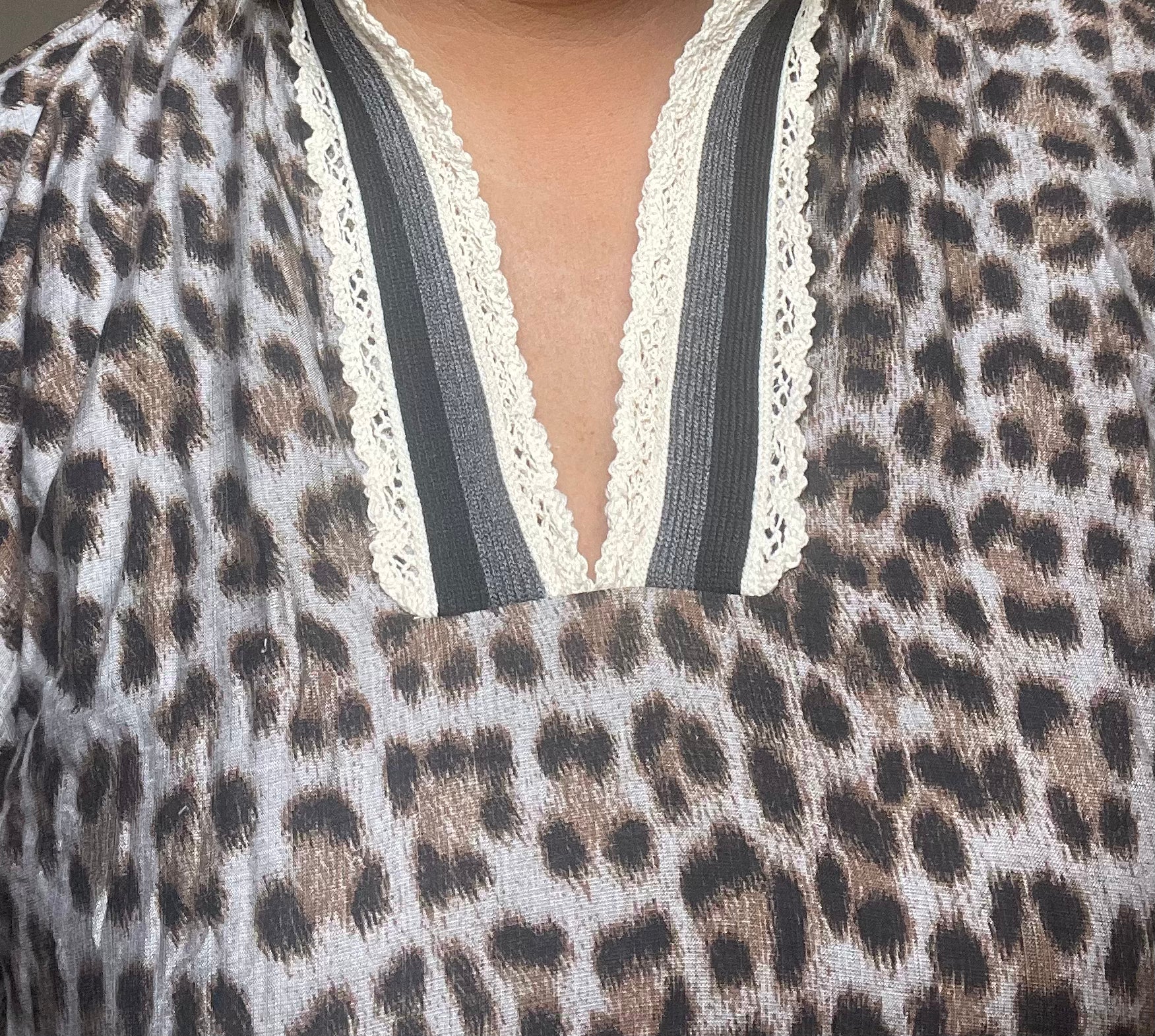 Crocheted Leopard Dress