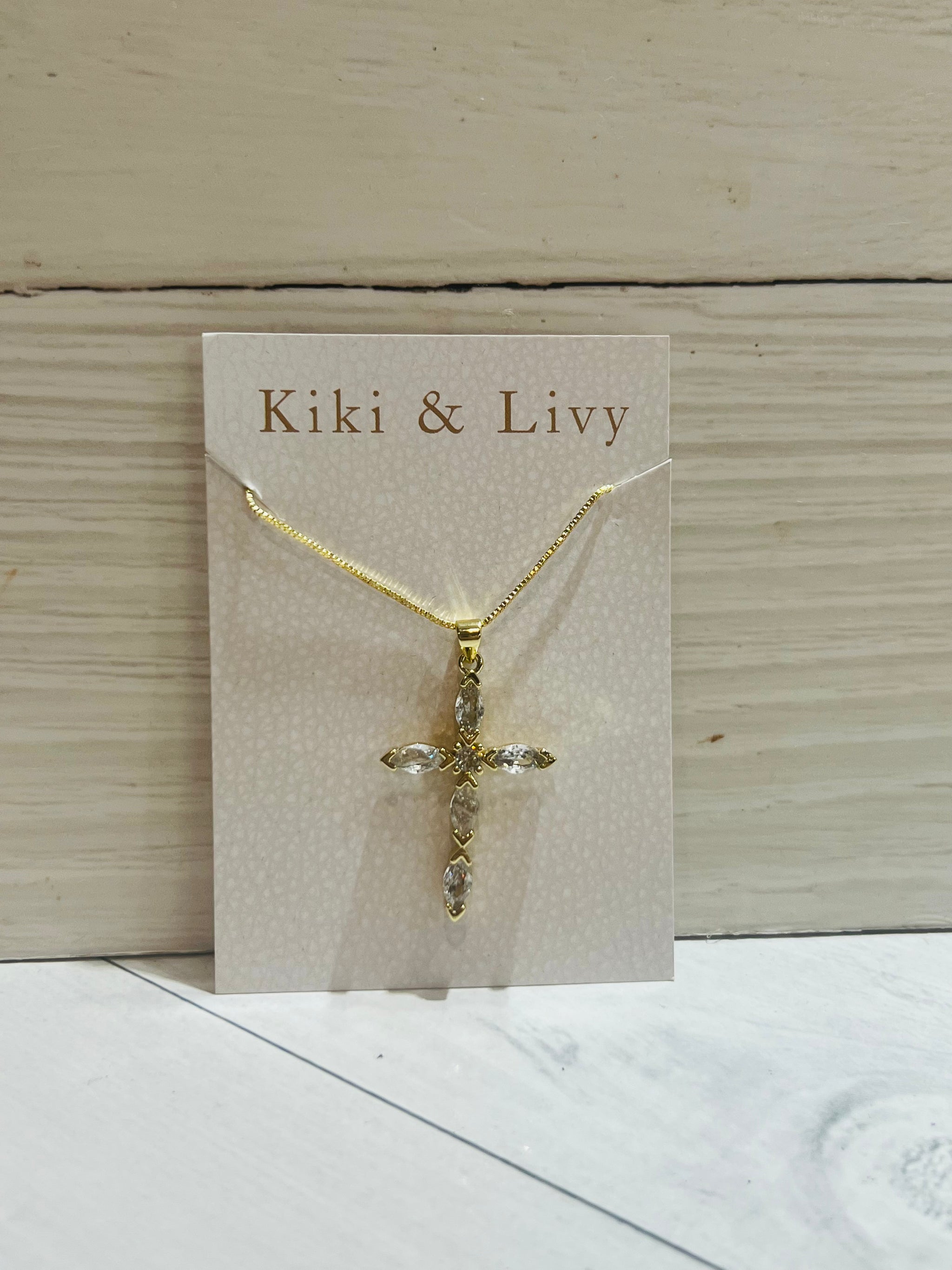 Bling Cross Necklace