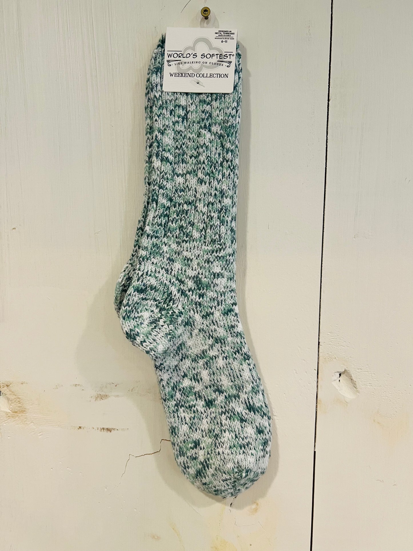 Ragg Crew Cable Socks