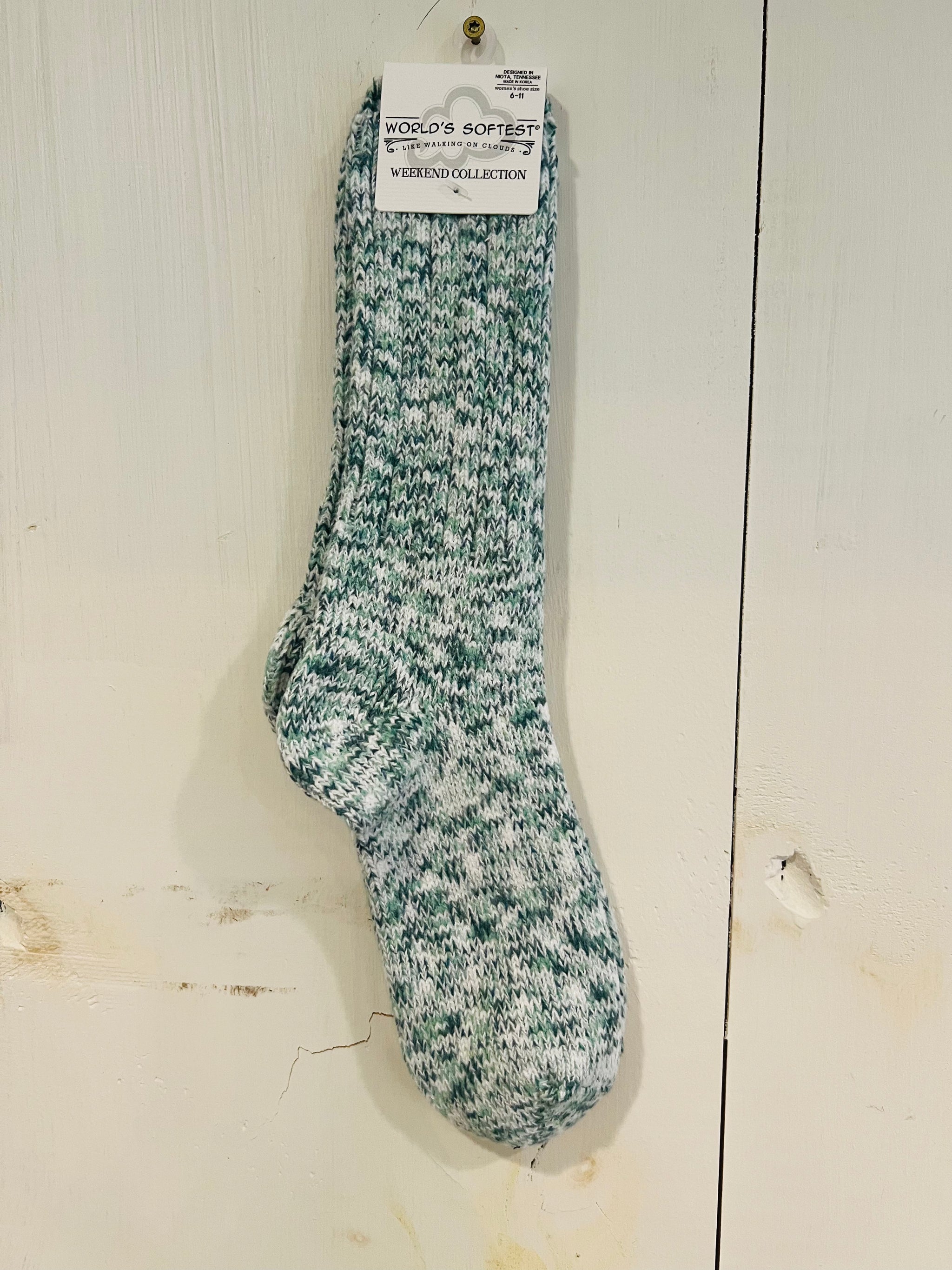 Ragg Crew Cable Socks