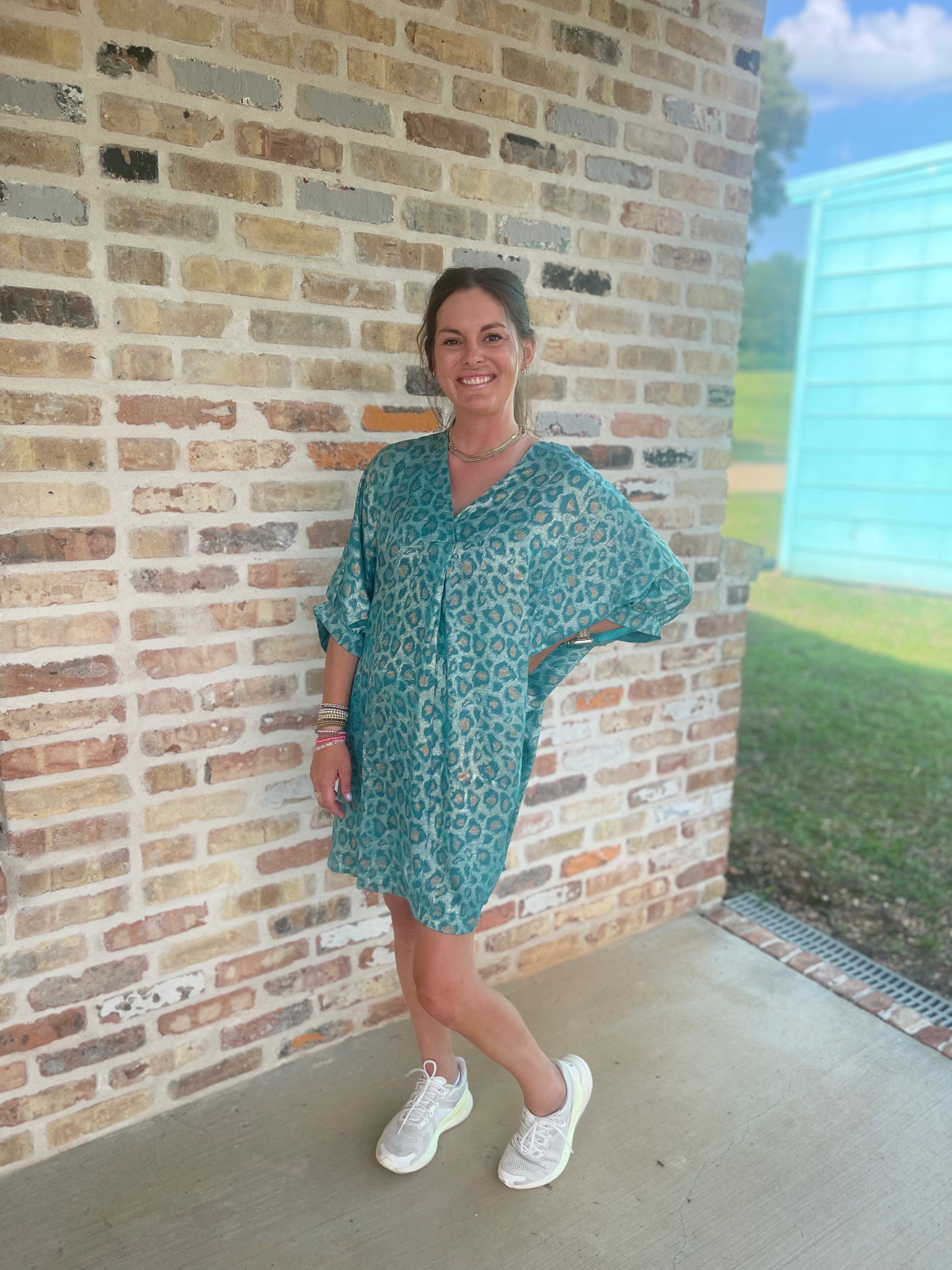Jaded Leopard Dress