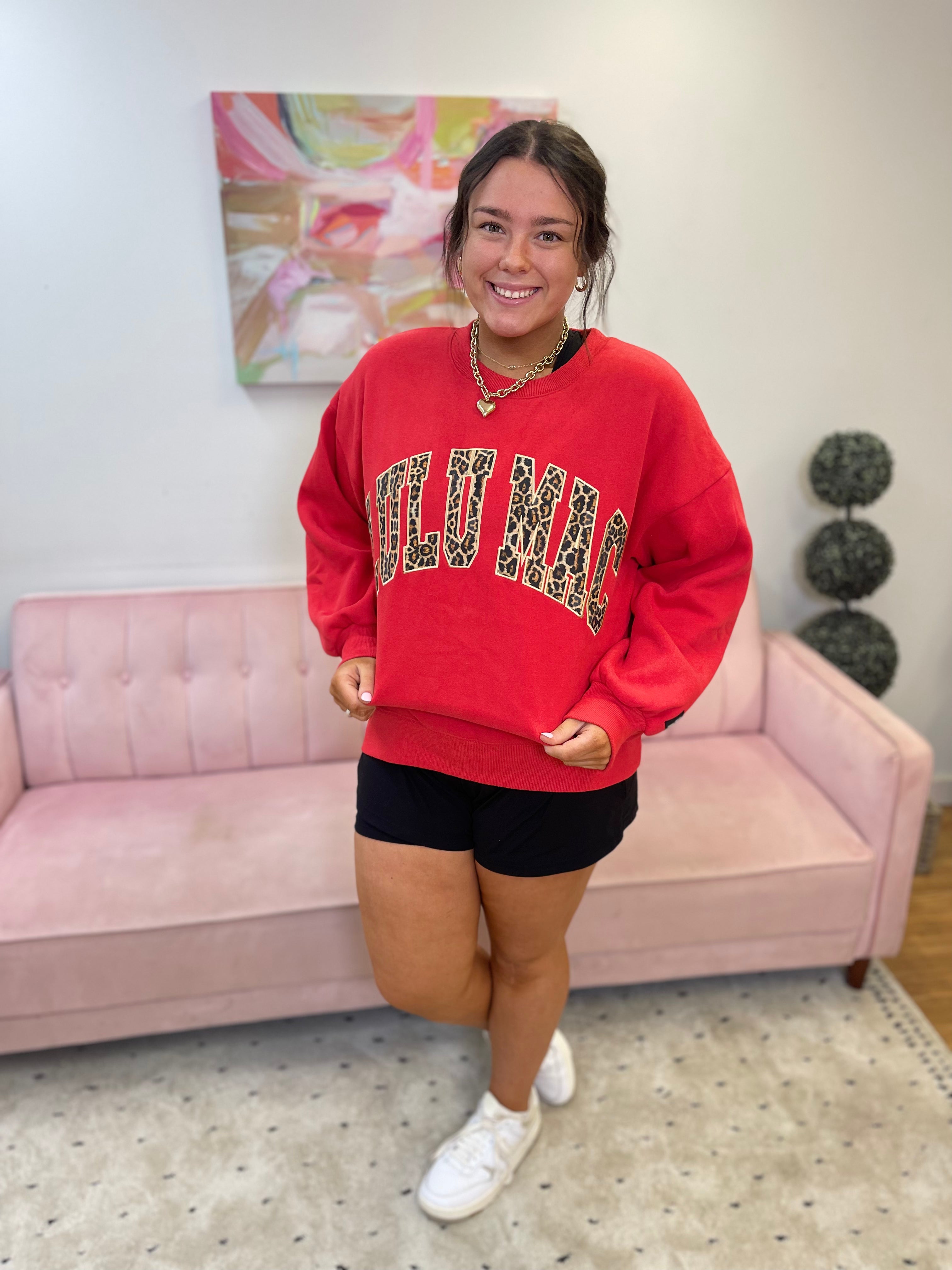 Lulu Mac Embroidered Sweatshirt
