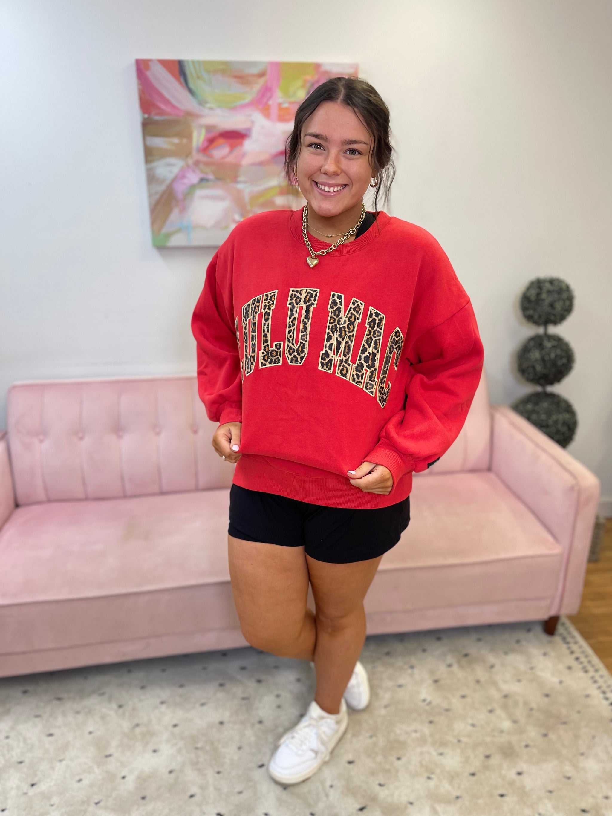 Lulu Mac Embroidered Sweatshirt