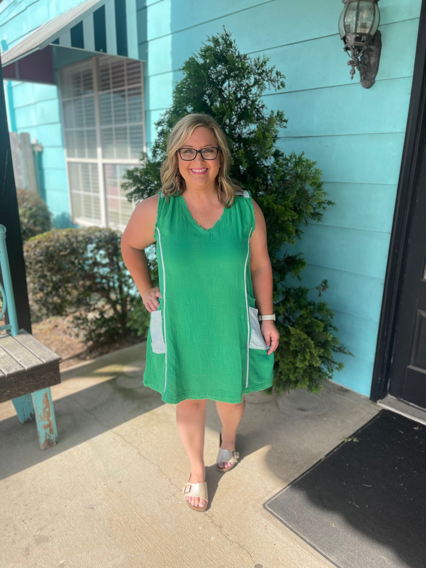 Minty Meadow Dress