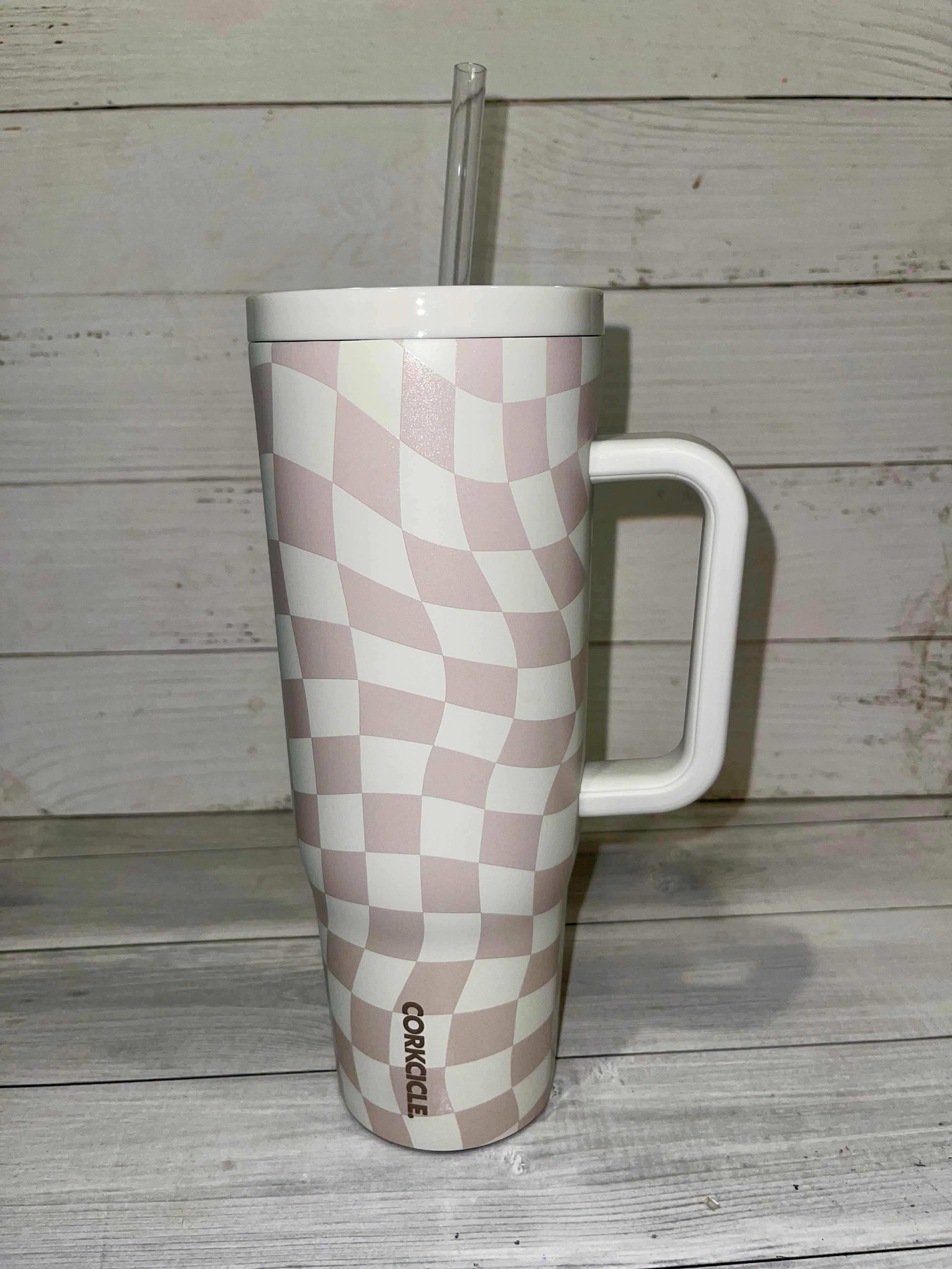 40oz Wavy Checkerboard Crusier