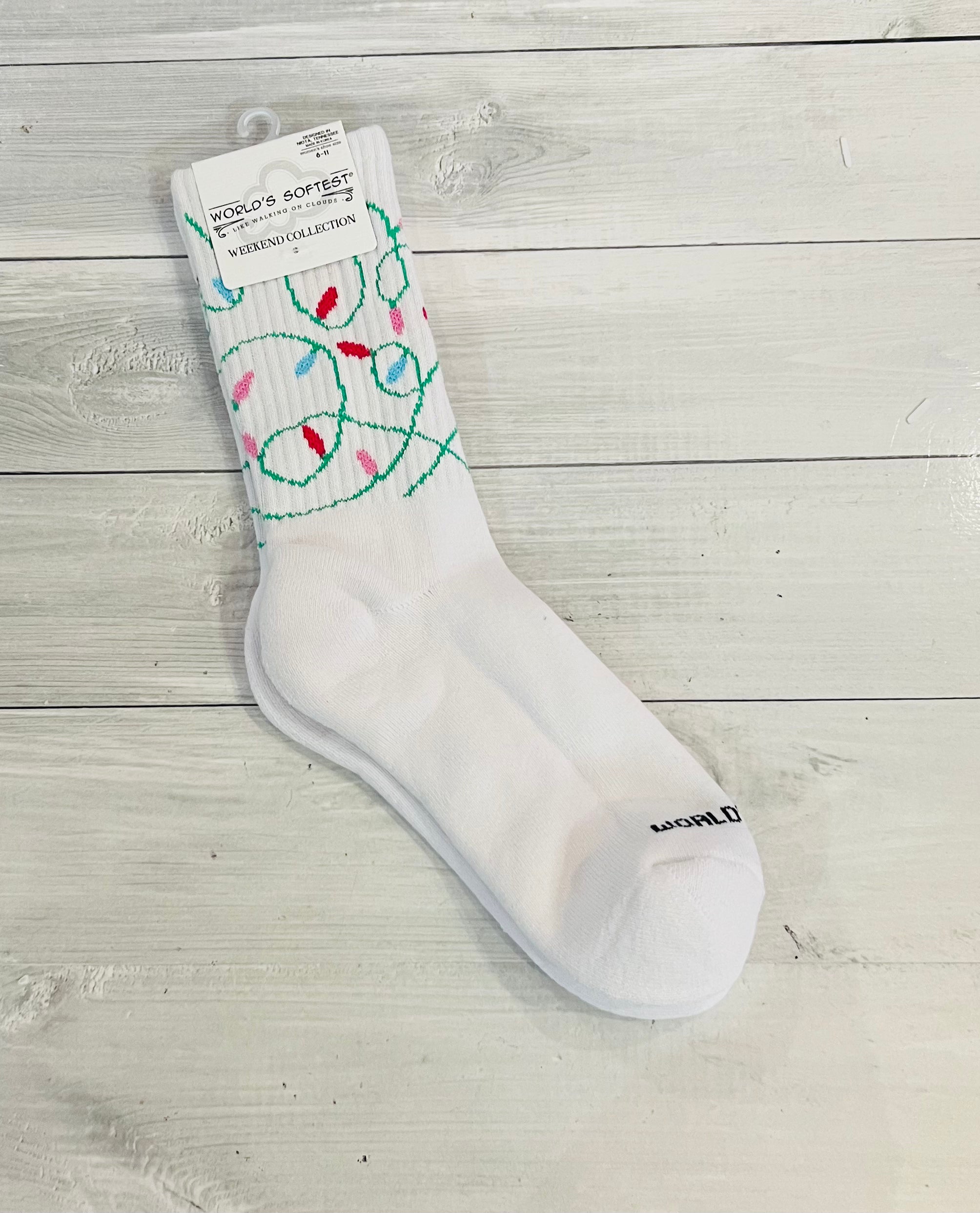 Christmas Sport Crew Socks