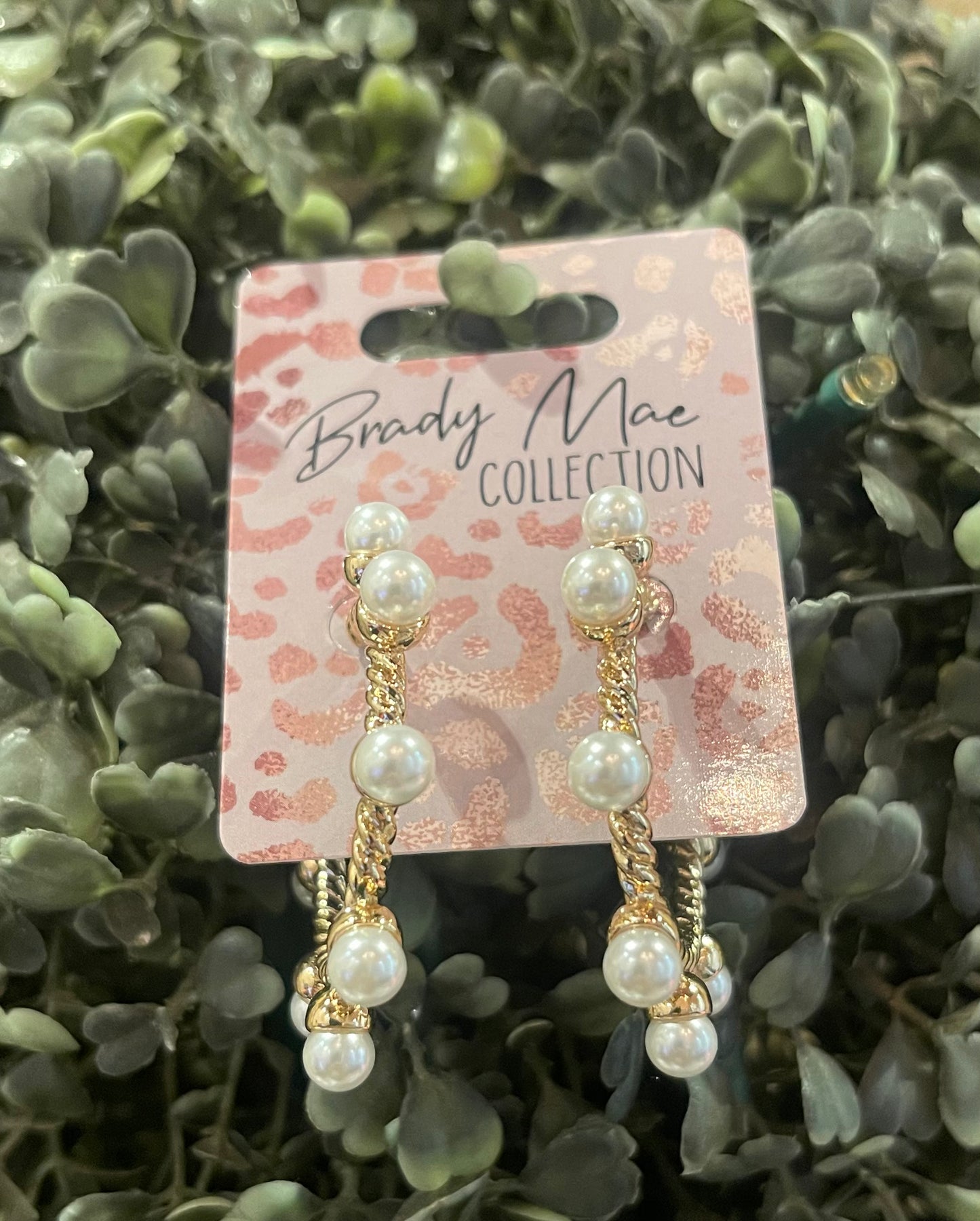 Golden Drop Earrings