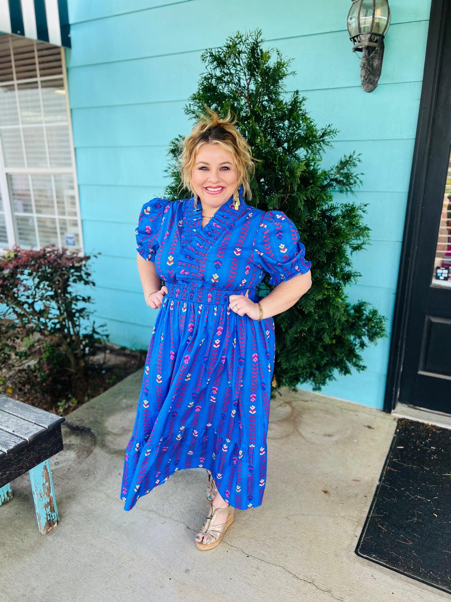 Vibin' Midi Dress