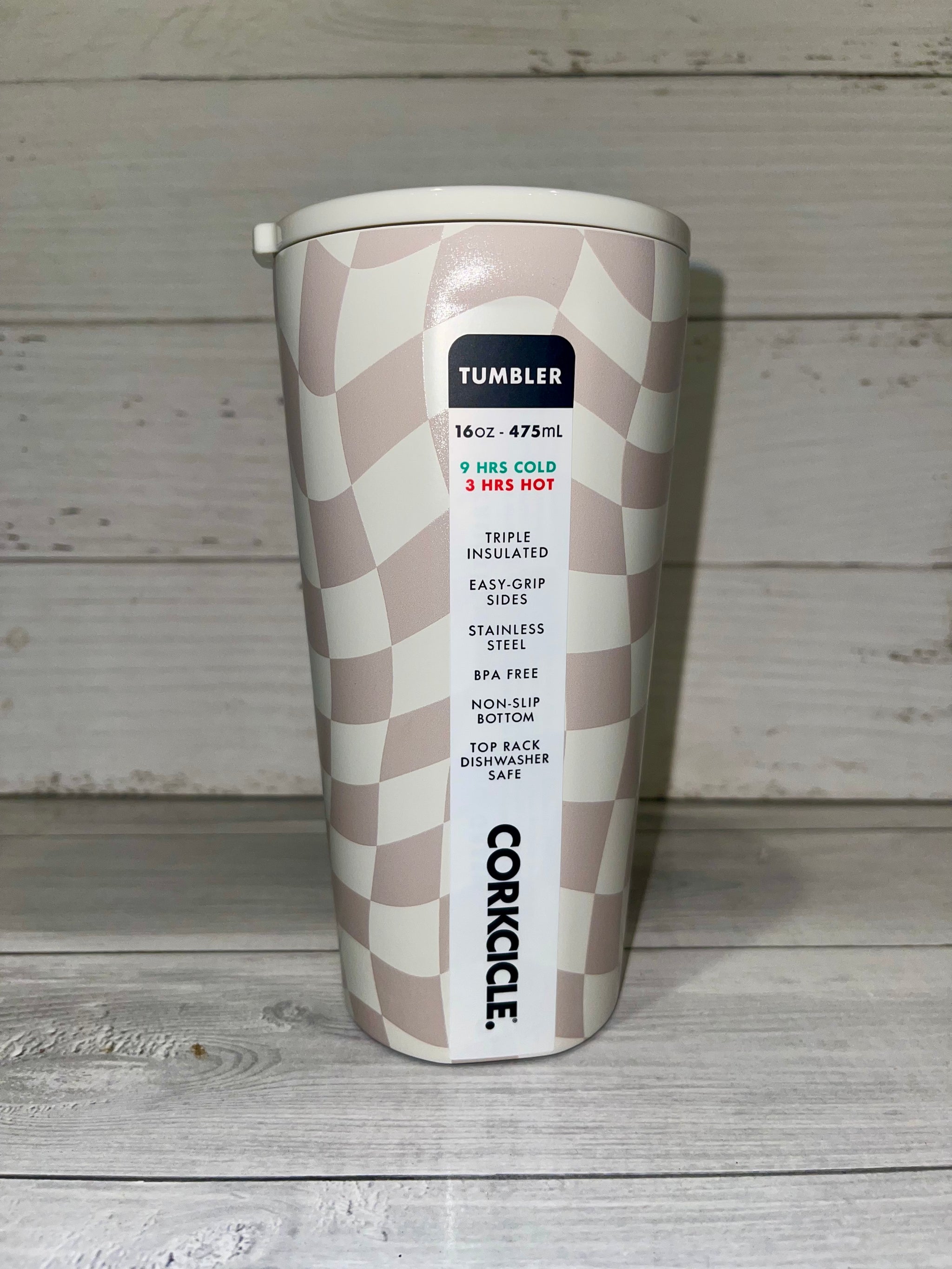 16oz Wavy Checkerboard Tumbler