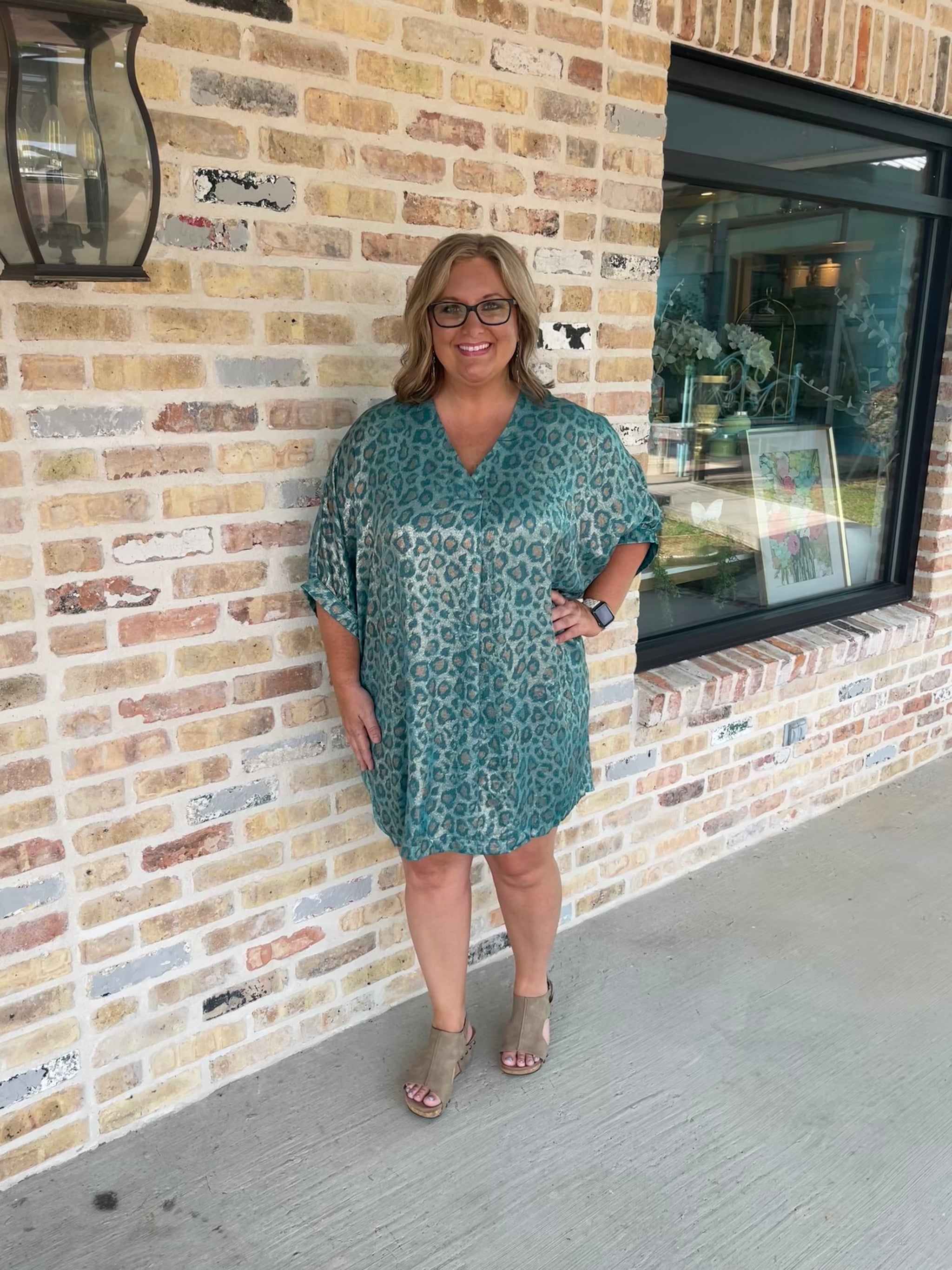 Jaded Leopard Dress