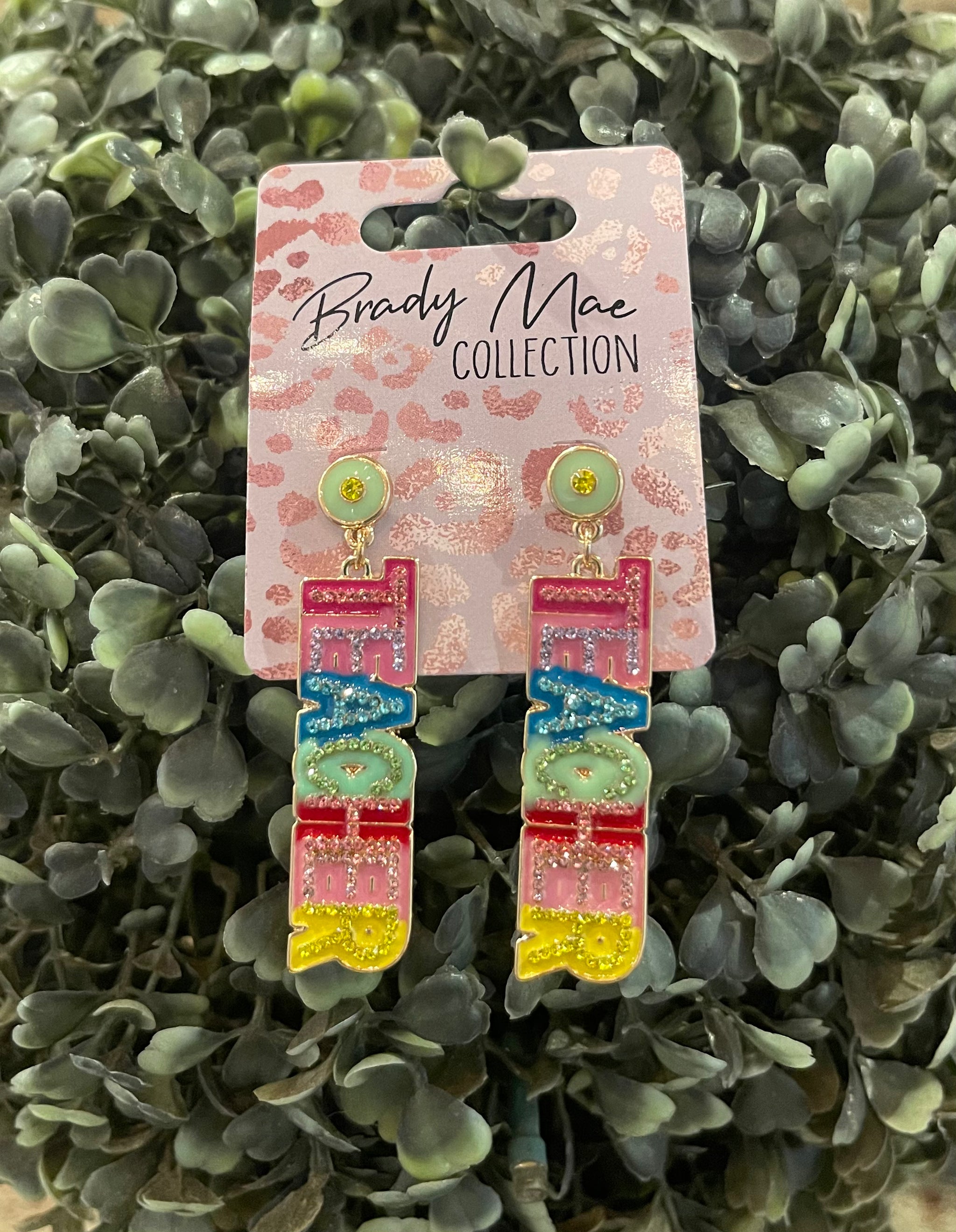 Colorful Teacher Earring