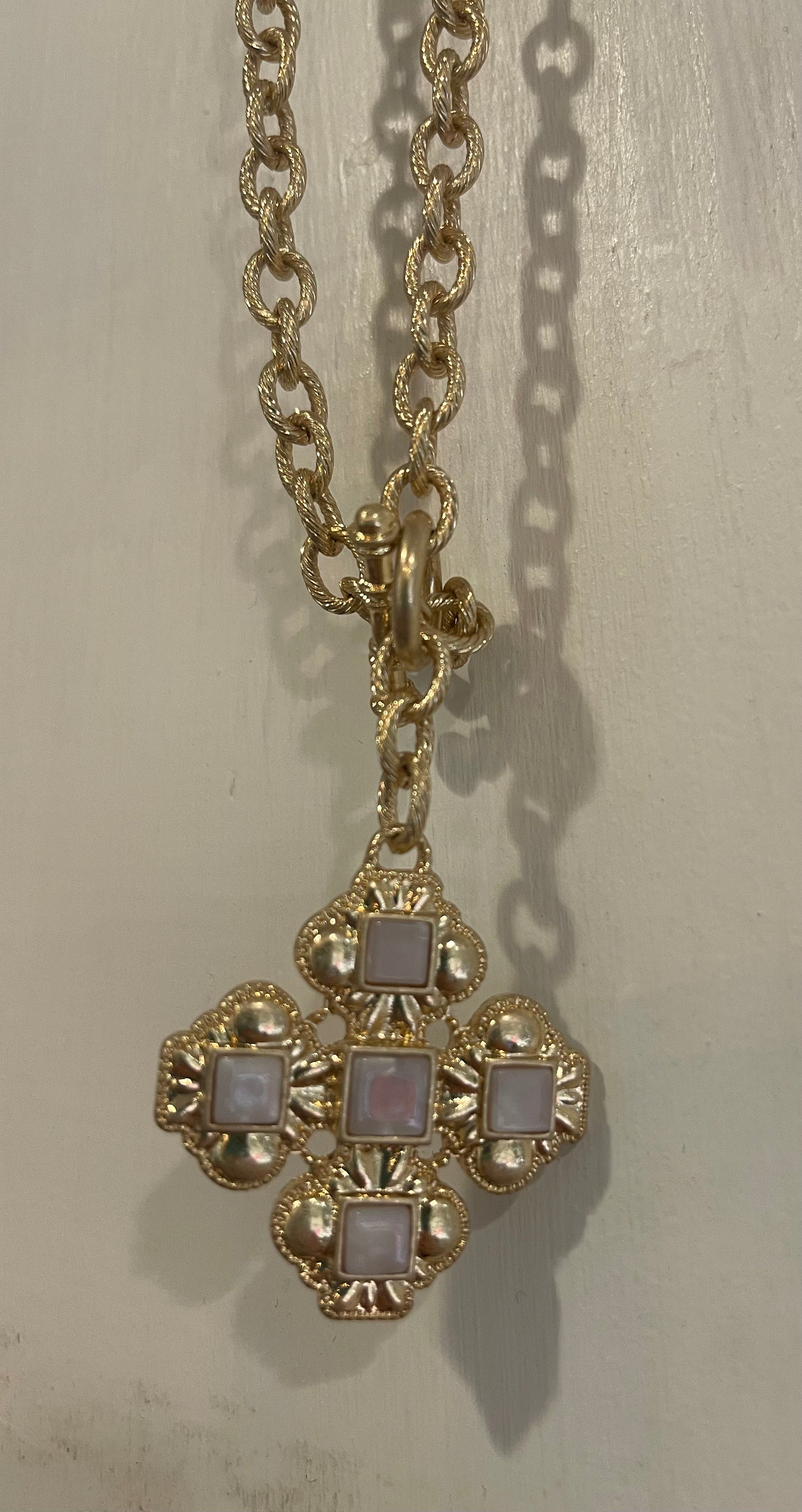 Opal Medallion Necklace