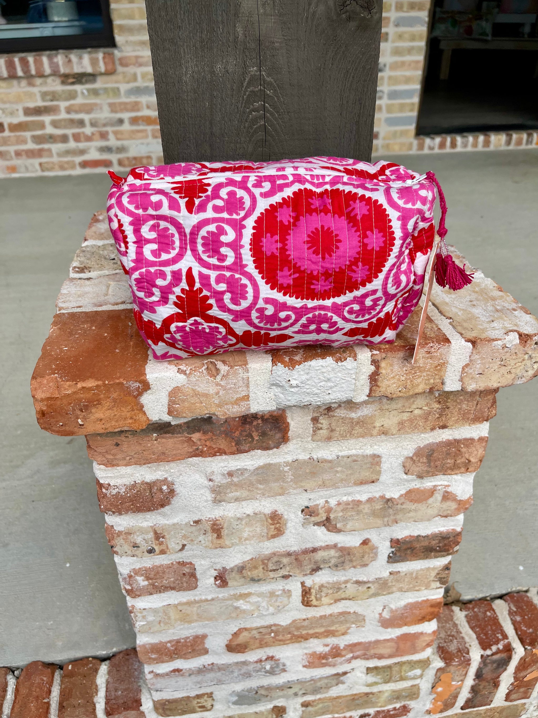 Quilted Makeup Bag