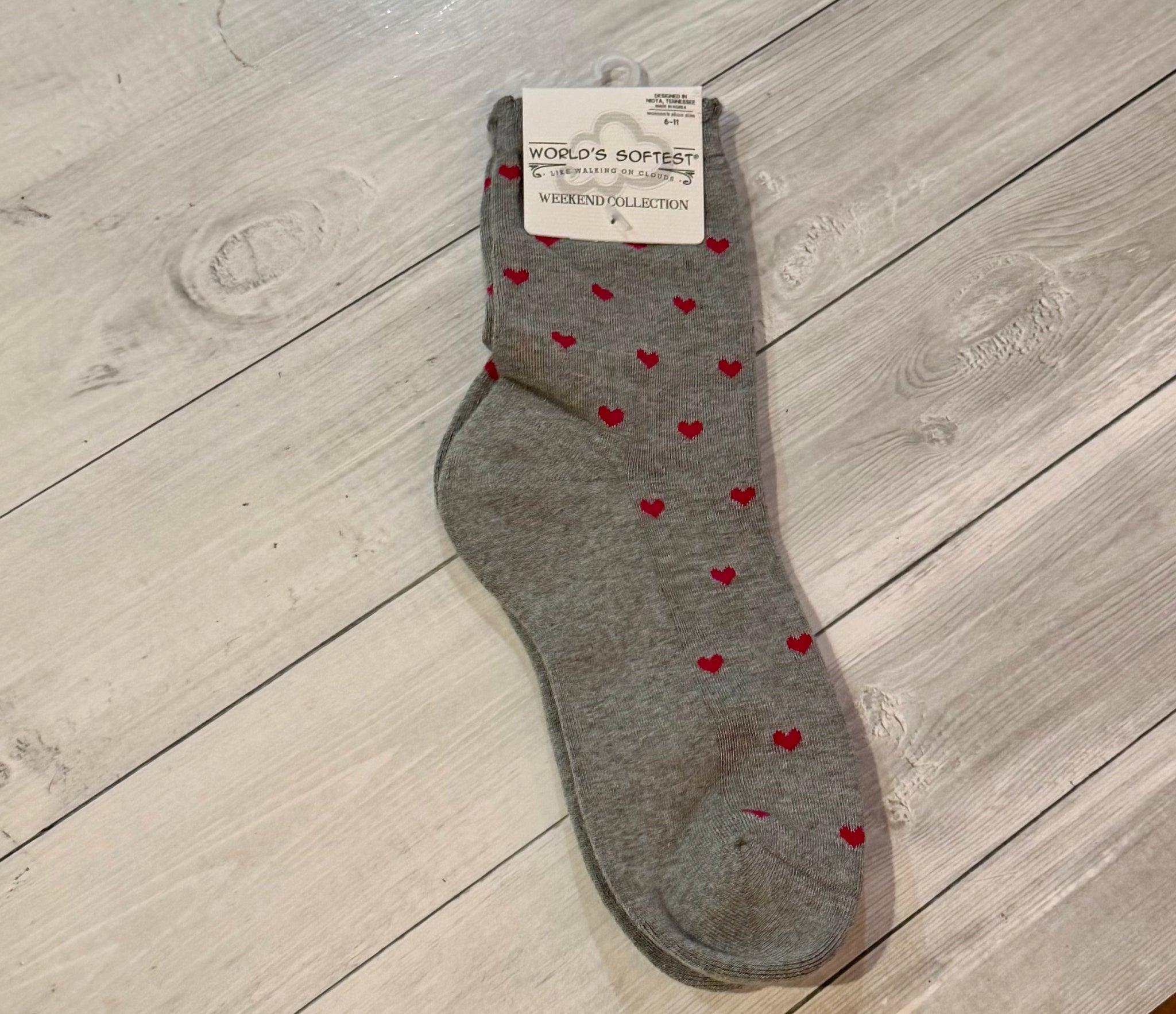 WS Red Heart Socks