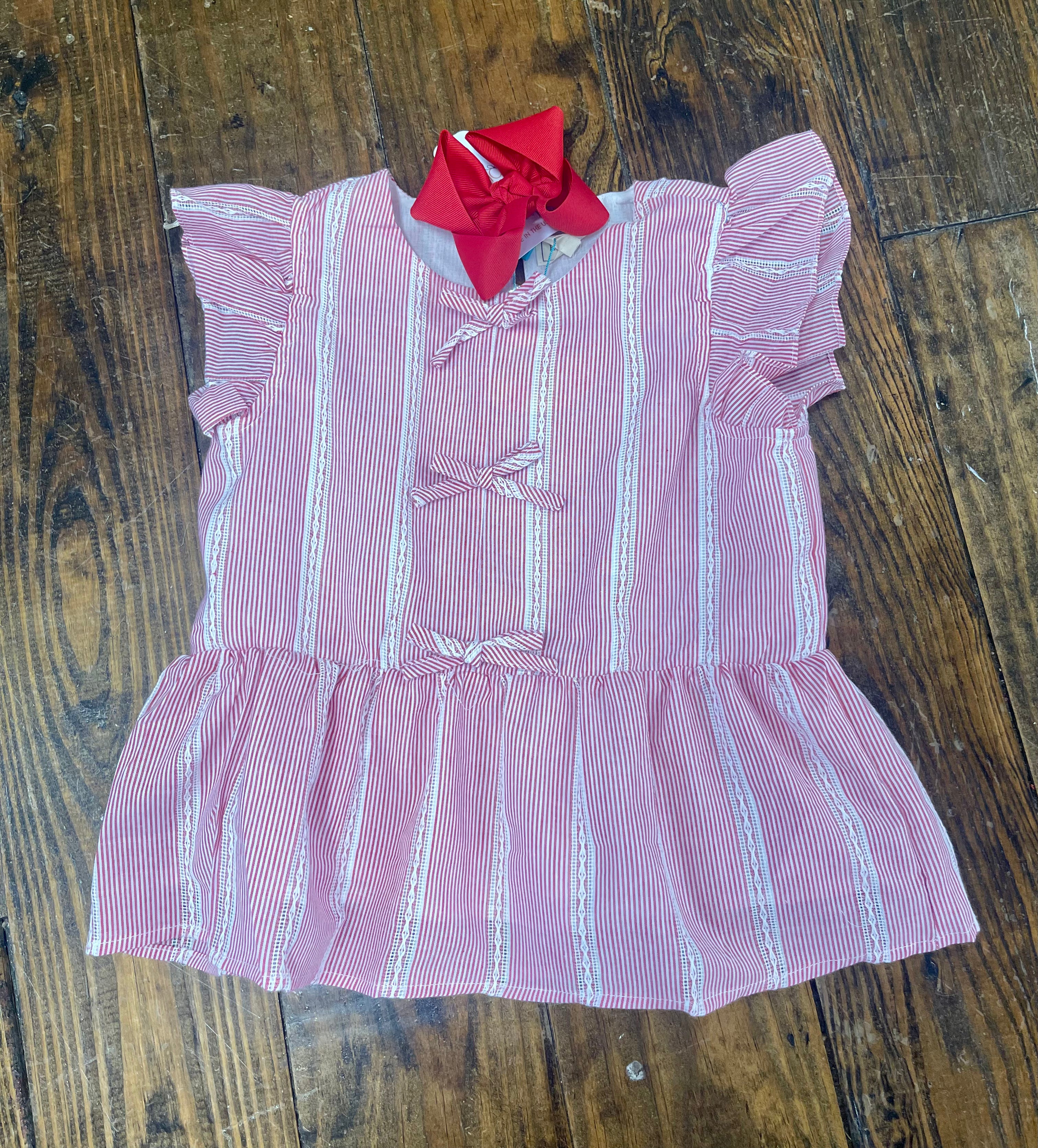 Girls Sweetheart Stripes Top