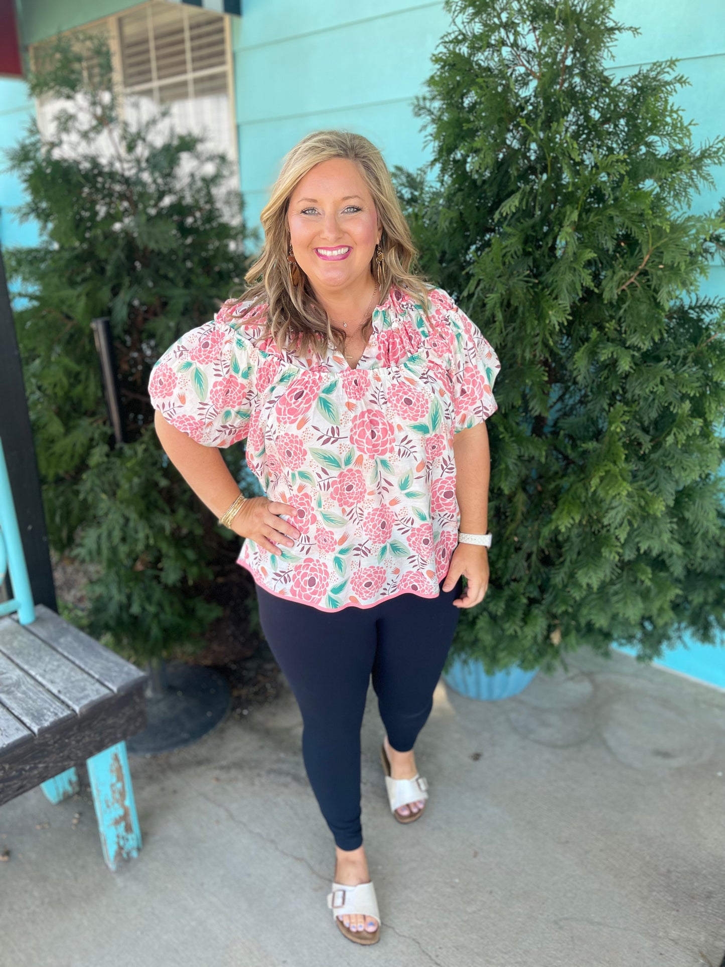 Peach Petals Top